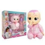 Cry Babies Magic Tears Newborn Coney - Interactive Baby Doll With 20+ Baby Sounds, Girls & Kids Age 18M And Up