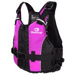 Owntop Buoyancy Aids Adults, Foam Buoyancy Vest Jacket with Crotch Strap Inner Pocket Unisex for Paddleboarding Kayaking Sup Fishing - Pink M/L