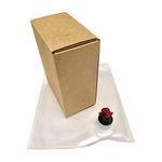 Astrapouch Wine Bag-in-Box Kits [Eco-Friendly Wine Bottle Alternative] - Easily Bottle & Store Your Wines - Perfect for Home Winemakers (Bag-in-Box Kits, 6 x 3L)