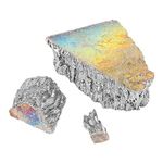 MLMLH Bismuth, 99.99% Pure Bismuth Crystal Chunk 1000g, Metal Geodes for Crystal Formation & Fishing Lures Making - DIY Science and Craft