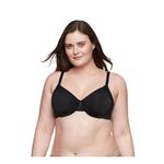 Olga Women's Plus-Size Cloud 9 Minimizer Bra, Rich Black, 36DD