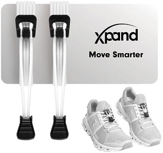 Xpand Quick Release Round-Lacing No Tie Shoelaces System with Elastic Laces - One Size Fits All Adult and Kids Shoes