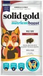 Solid Gold Nutrientboost Wolf King Large Breed Dog Food - Whole Grain Dry Dog Food Kibble Made with Real Bison, Brown Rice & Sweet Potato - Omega 3, Superfood & Digestive Probiotics - 11 LB Bag