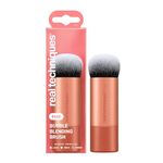 Real Techniques Bubble Blending Makeup Brush, Multipurpose Face Brush For Liquid, Cream, & Powder Makeup, Unique Bubble Brush Head, Synthetic Bristles, Vegan & Cruelty Free, 1 Count