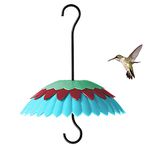 Baffle for Bird Feeder,Bird Feeder Cover,Dome Weather Guard,Protect Hummingbird Feeder Keep Nectar Shade 8inch(Blue)