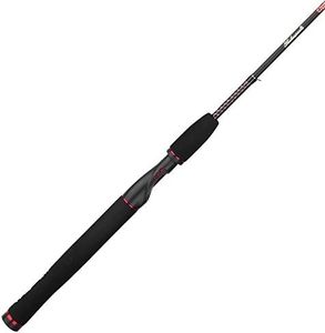 Ugly Stik 5’ GX2 Spinning Rod, Three Piece Spinning Rod, 2-6lb Line Rating, Ultra Light Rod Power, Moderate Fast Action, 1/32-1/4 oz. Lure Rating, Black