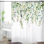 HMS Happy Memories Bohemian Flower Bathroom Curtain Colorful Boho Floral Print Beautiful Bright Polyester Fabric Cloth Shower Curtain for Bathroom Decoration, 72"x72" (Color 8)