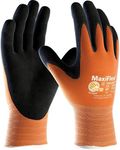 34-8014 Maxiflex Nitrile Coated Micro-Foam Grip Nylon Glove Size Large(12 Pairs)