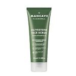 ManCave Olivestone Face Scrub 100ml, Exfoliates & Smoothes, Fight dullness and dead-skin build up, Natural effective smoothing exfoliants using Olive Stone Particles, Vegan, Made in England