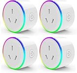 WiFi Smart Plug with RGB Light, Com