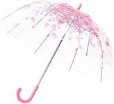 yuksok Bubble Umbrella for Women & Girls, Kids & Adult Dome Shaped Stick Rain Umbrella