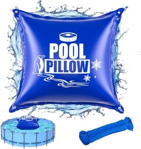BerrysParadise 7 ft Pool Pillows for Above Ground Pools, Cold-Resistant Pool Cover Air Pillow for Winterizing, Heavy Duty PVC Pool Closing Kit with Securing Rope