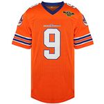 Bobby Boucher #9 The Waterboy Adam Sandler Movie Mud Dogs Bourbon Bowl Football Jersey - orange - XL