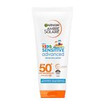 Garnier Ambre Solaire Kids Sensitive Hypoallergenic Sun Protect Lotion Tube SPF 50+ Very High Protection Sunscreen Against UVA & UVB, Easy Use Non Sticky Water Resistant Lotion, for Face & Body, 200ml