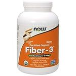 NOW Certified Organic Fiber-3, 1-Po