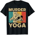 Murder Yoga Funny Vintage BJJ Brazilian Jiu Jitsu T-Shirt