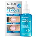 Glamonade Instant Cuticle Remover Gel: 75ml Fast-Acting Cuticle Softener for Thick Cuticles & Hangnails, Gentle for Sensitive Skin - Manicure Prep & Nail Care