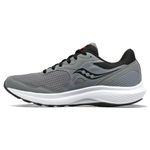 Saucony Men's Cohesion 16 Road Running Shoe, Charcoal/Orange, 9.5 US