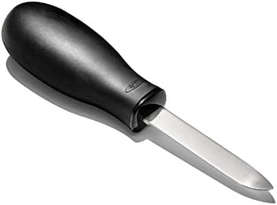 OXO Good Grips Stainless Steel Non-Slip Oyster Knife,Black/Silver