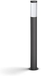 PHILIPS LED Utrecht Outdoor Post Light 20W [Anthracite] Water Resistant IP44, for Garden, Patio and Terrace Lighting