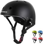 BURSUN Kids Bike Helmet Ventilation & Adjustable Toddler Helmet for Ages 8-14 Kids Boys Girls Multi-Sport Helmet for Bicycle Skate Scooter, 5 Colors