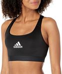 adidas Women's Powerreact Training Medium Support Bra, Black