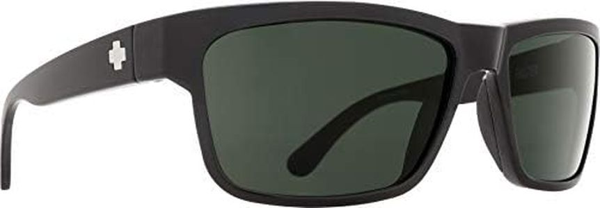 Spy Optic Frazier Wrap Polarized Sunglasses, Black Polar, 59 mm