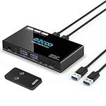 USB 3.0 Switch 2 Computers Share 4-