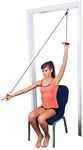 Renewa Shoulder Exercise Equipment Rope with Pulley - Eco,Plastic Blue and Red