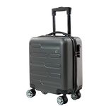 SA Products Cabin Suitcase, Carry on Suitcase, Easy Jet 45x36x20 Cabin Bag | Lightweight Suitcase Telescopic Handle, Hard Shell Small Suitcase with Wheels | Travel Cabin Luggage Suitcase (Grey)