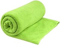 Sea to Summit Tek Towel, Plush Camping and Travel Towel, X-Large / Beach Towel, Lime