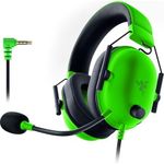 Razer BlackShark V2 X Gaming Headset: 7.1 Surround Sound - 50mm Drivers - Memory Foam Cushion - for PC, PS4, PS5, Switch - 3.5mm Audio Jack - Green