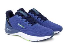 Columbus Men's Tuber (M) Sports Running Shoe- R.Slate/Parrot Green UK/India-8