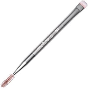 RMS Beauty Back2Brow Brush - Vegan Synthetic Fiber Eyebrow Makeup Brush with Spoolie Cruelty Free Clean Beauty Makeup Tools