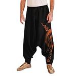 WOCACHI Yoga Harem Pants for Mens, 