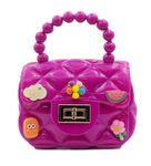 Valerie Little Girls Crossbody Purses Toddler Handbag Mini Casual Messenger Shoulder Bag for Kids (Neon_Pink)