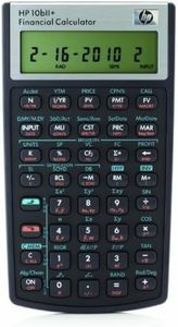 HP CALCULATRICE FINANCIÄRE HP 10BII+, FONCTIONNE PAR Piles