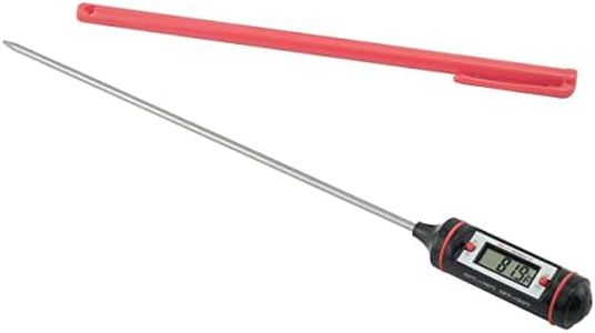 General Tools Digital Thermometer #DT310LAB, 8 Inch Extra Long Stainless Steel Probe, -58 to 302 degrees Fahrenheit (-50 to 150 degrees Celsius) Range with High and Low Alarms, Auto-Off