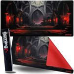 The Gaming Mat Company Single Player MTG Playmat & Gaming Mouse Pad - 28" x 14" Dungeon Gaming Mousepad Compatible with Magic The Gathering Playmats MTG Cards YuGiOh Gaming Mat Large Mouse Pad