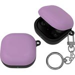 JUST4YOU Slim Fit Hard Case Compatible with Samsung Galaxy Buds Live/Pro/2 [Matte Finish] - Purple [CS_HD_GBL_GBP_GB2_PL]