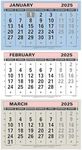 Dataday 2025 Calendar TML Three-Mon