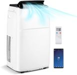 KOTEK Portable Air Conditioner with Heat, up to 600 Sq.Ft, Work with Alexa, WiFi Enabled 13000 BTU 4-in-1 AC Unit for Bedroom with Auto Swing, APP Control, Window Kit for Home & Office