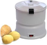 Electric Potato Peeler, Fully Automatic Vegetable Rumbler Peeler One-Touch Operation Easy Cleaning, Fruit and Vegetable Dehydrator for Kitchen Home Commercial