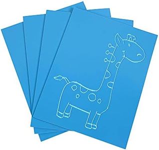 Falling in Art Soft Linoleum Carving Block, 9 Inches by 12 Inches, Blue, 4-Pack