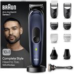 Braun All-In-One Style Kit Series 7 MGK7410, 10-in-1 Kit For Beard, Hair, Manscaping & More