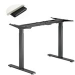 DURAMEX (TM) Dual Motors 2 Segments Max. Height 1200MM Electric Sit-Stand Desk Frame for 43" to 78" Table Top to with Memory Controller (Surface is not Included