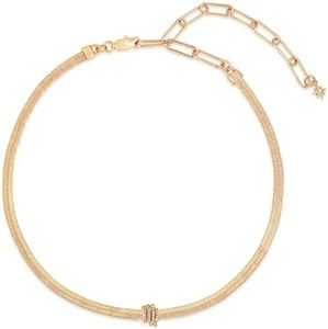 Ettika Necklaces For Women. 18K Gold Plated Cubic Zirconia Zodiac Scorpio Necklace. Gold Dainty Herringbone Chain, Jewelry for Women