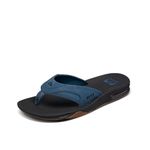 Reef Men's Fanning Flip-Flop, Orion/Black, 12