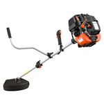 FUXTEC petrol grass trimmer/brush cutter - 31cc - 4-stroke air-cooled engine - 1HP - carrying strap - FX-4MS131