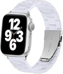 Witzon Strap for Apple Watch Band 38mm 40mm 41mm 42mm 44mm 46mm 45mm 49mm Women Men, Lightweight Bracelet Resin Replacement Bands for iWatch Apple Watch SE Series 10 9 8 7 6 5 4 3 2 1 Ultra Ultra 2